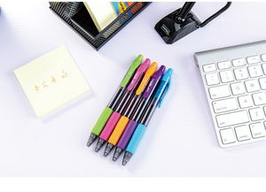 探索史泰博AH854E按動式中性筆6色套裝 多彩書寫，品質與價格的完美結合